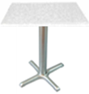 Mesa cuadrada de melamina