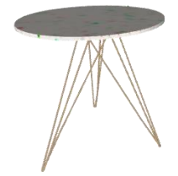 Mesa alta con cubierta en superficie solida